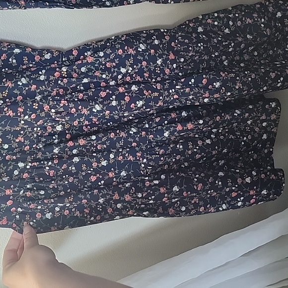 Floral Bell Bottom Jumpsuit - Picture 6 of 6